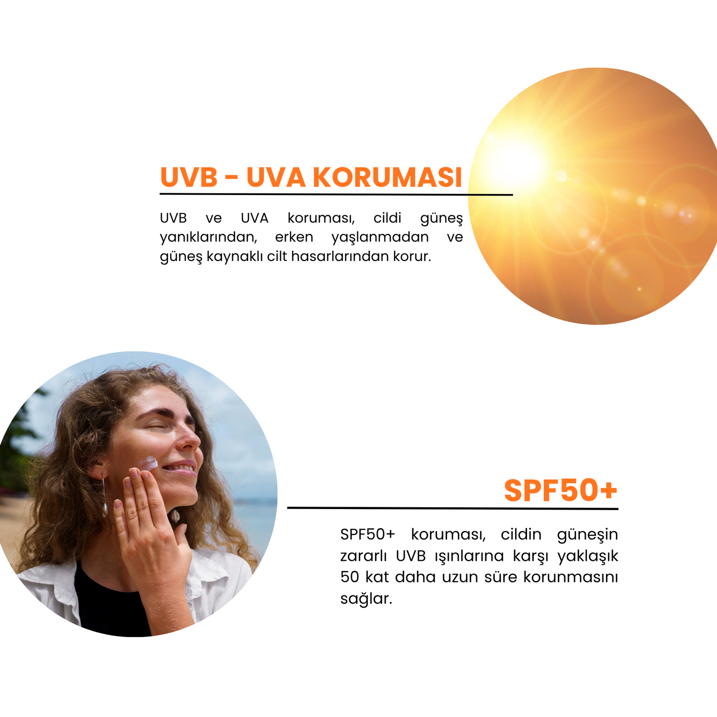Güneş Koruyucu Krem SPF50+