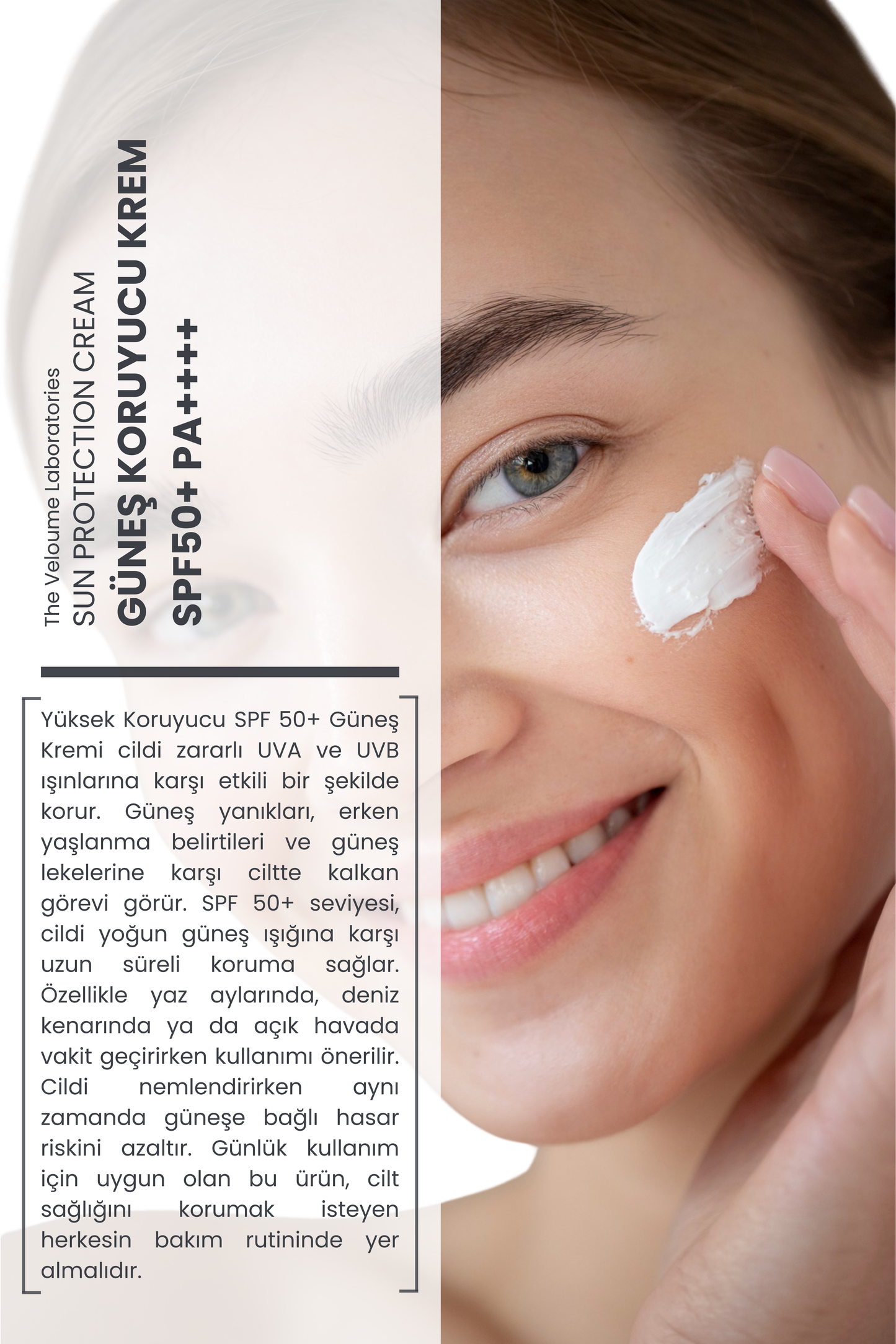 Yüksek Koruyucu Nemlendirici Güneş Kremi SPF50+, 50ml (PA++++)