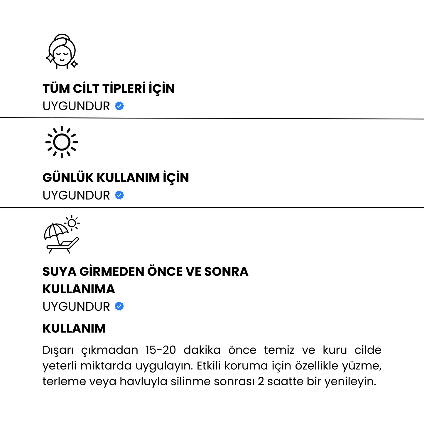 Güneş Koruyucu Krem SPF50+