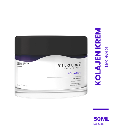 Kolajen Krem, Niacinamide, Yaşlanma Karşıtı Aydınlatıcı Krem, 50 ml