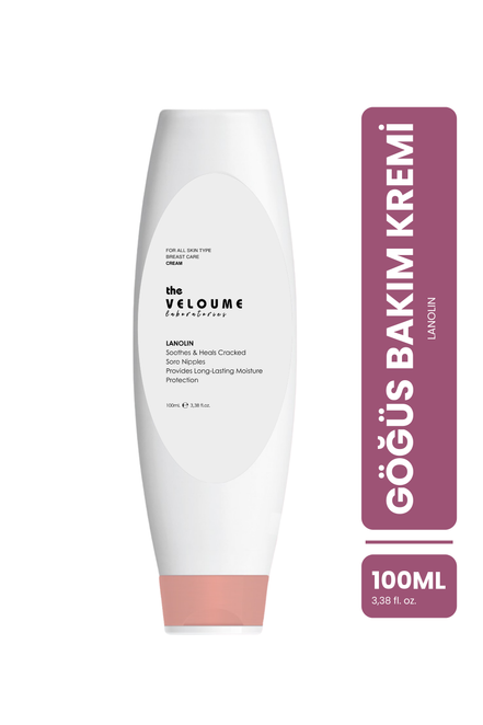 Nemlendirici Lanolin Göğüs Bakım Kremi, Göğüs Ucu Kremi, 100ml