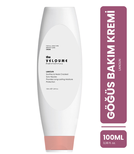 Nemlendirici Lanolin Göğüs Bakım Kremi, Göğüs Ucu Kremi, 100ml