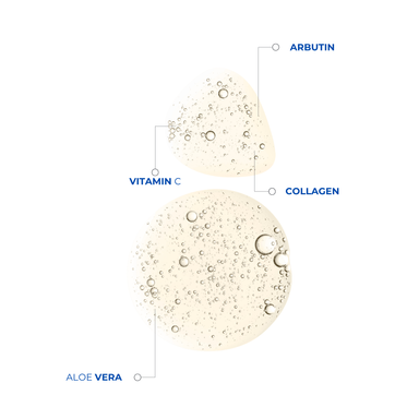 Leke Karşıtı Cilt Bakım Serumu, Cilt Lekesi Giderici, 30ml (Arbutin 2% + C Vitamini 10% + Kolajen)