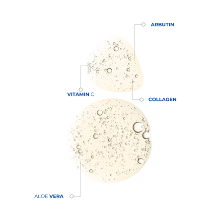 Leke Karşıtı Cilt Bakım Serumu, Cilt Lekesi Giderici, 30ml (Arbutin 2% + C Vitamini 10% + Kolajen)