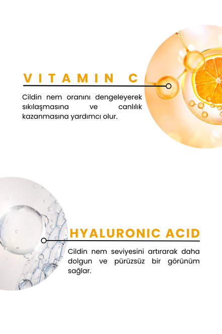 Vitamin C 20% - C Vitamini Cilt Bakım Serumu, Aydınlatıcı Ve Ton Eşitleyici, 30ml