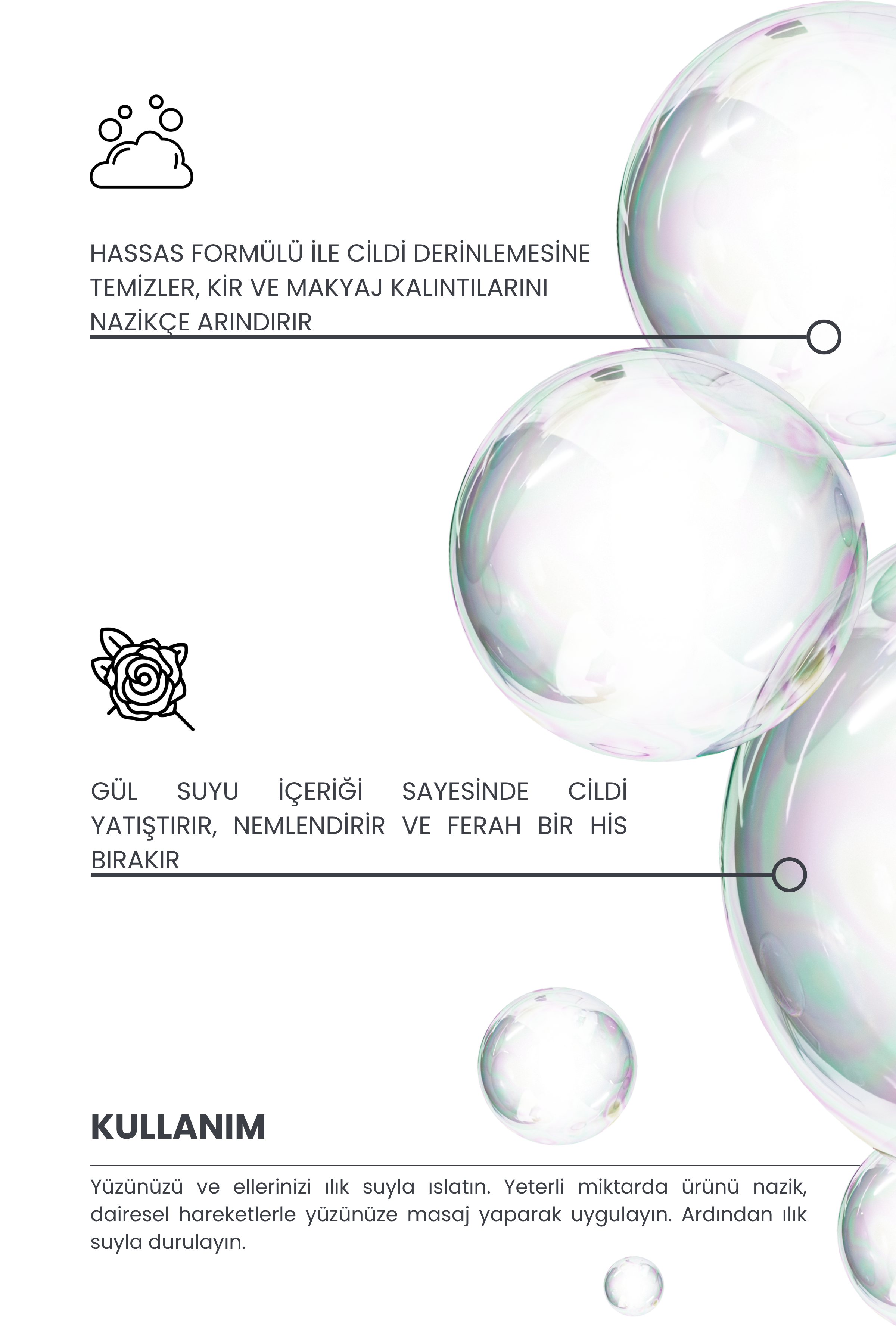 Hyaluronic Acid - Panthenol - 3 Aktif Yüz Temizleme Köpüğü, Gözenek Sıkılaştırıcı, 200ml