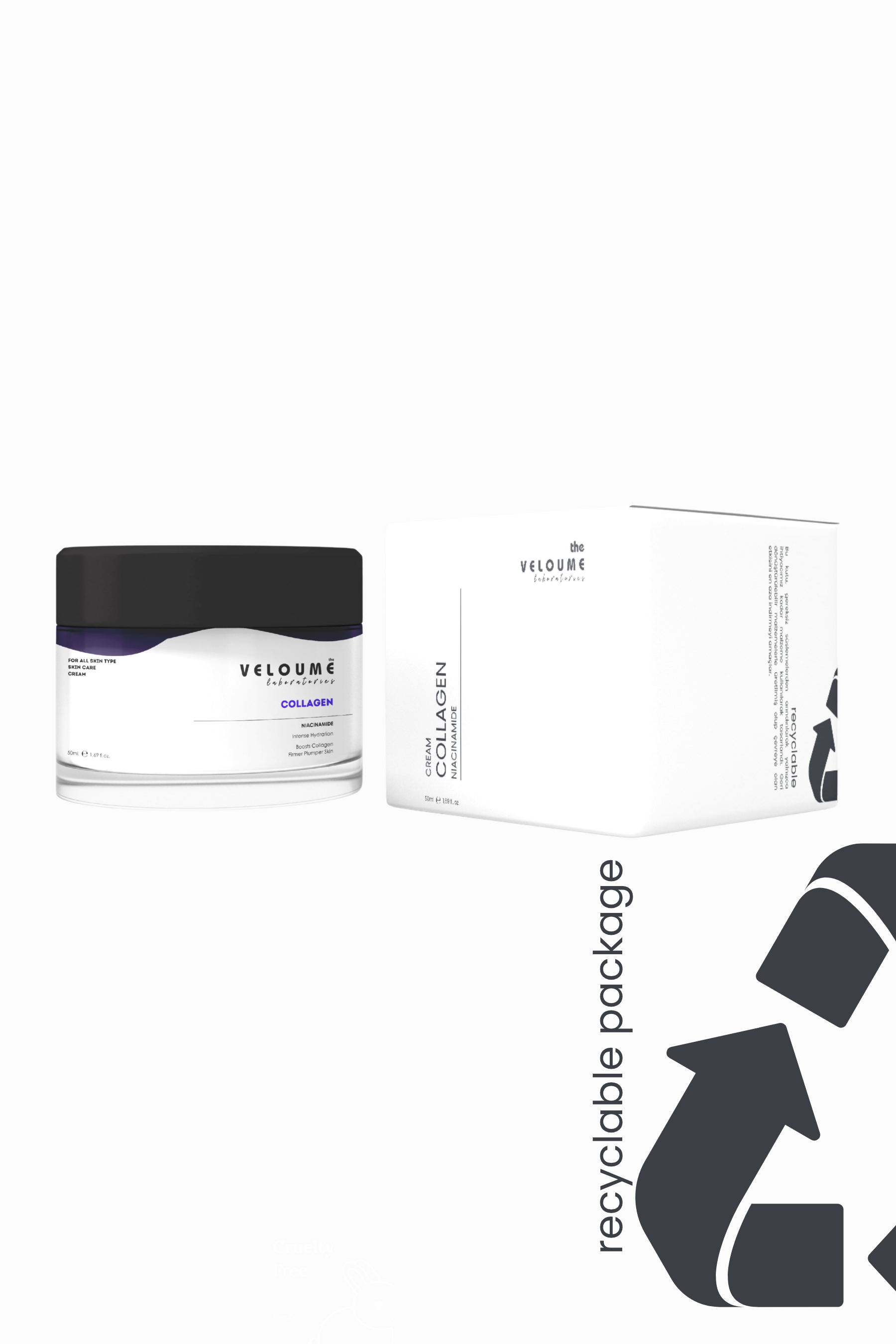 Kolajen Krem, Niacinamide, Yaşlanma Karşıtı Aydınlatıcı Krem, 50 ml