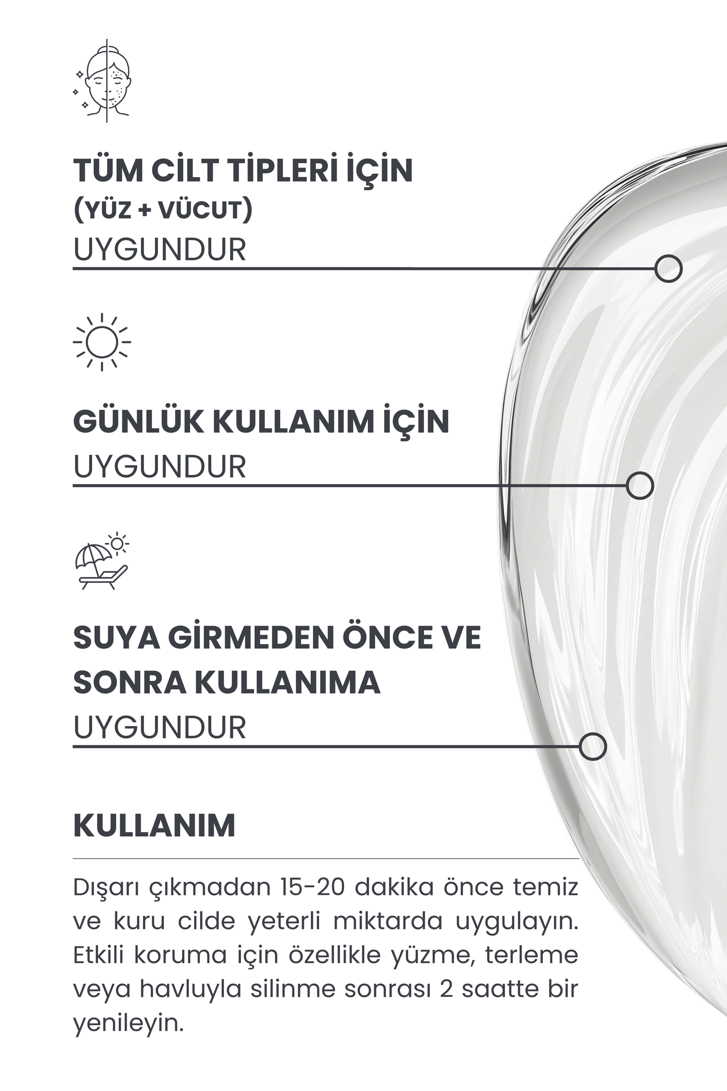 Yüksek Koruyucu Nemlendirici Güneş Kremi SPF50+, 50ml (PA++++)