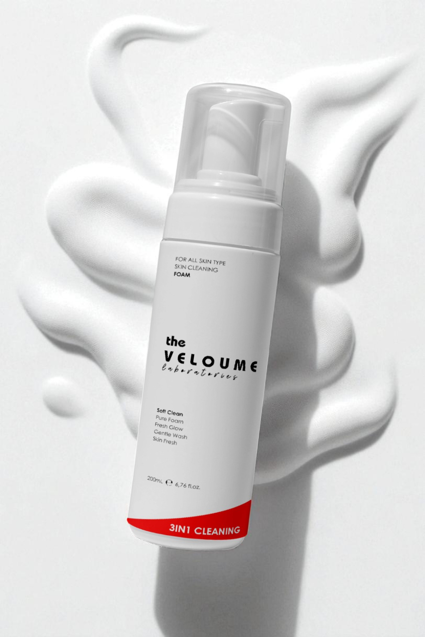 3 Aktif Yüz Temizleme Köpüğü, Gözenek Sıkılaştırıcı, 200ml (Hyaluronic Acid - Panthenol)