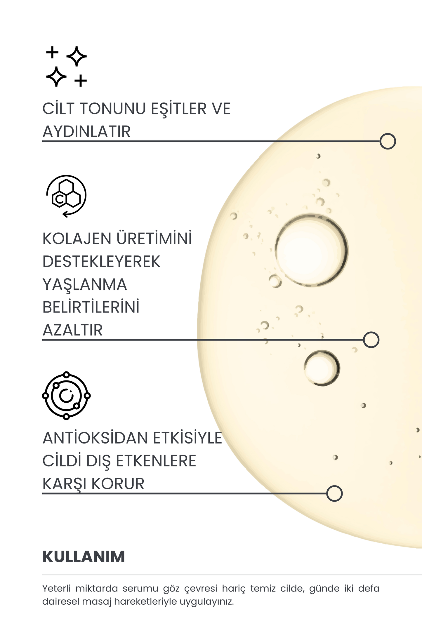 C Vitamini Cilt Bakım Serumu, Aydınlatıcı Ve Ton Eşitleyici, 30ml (Vitamin C 20%)