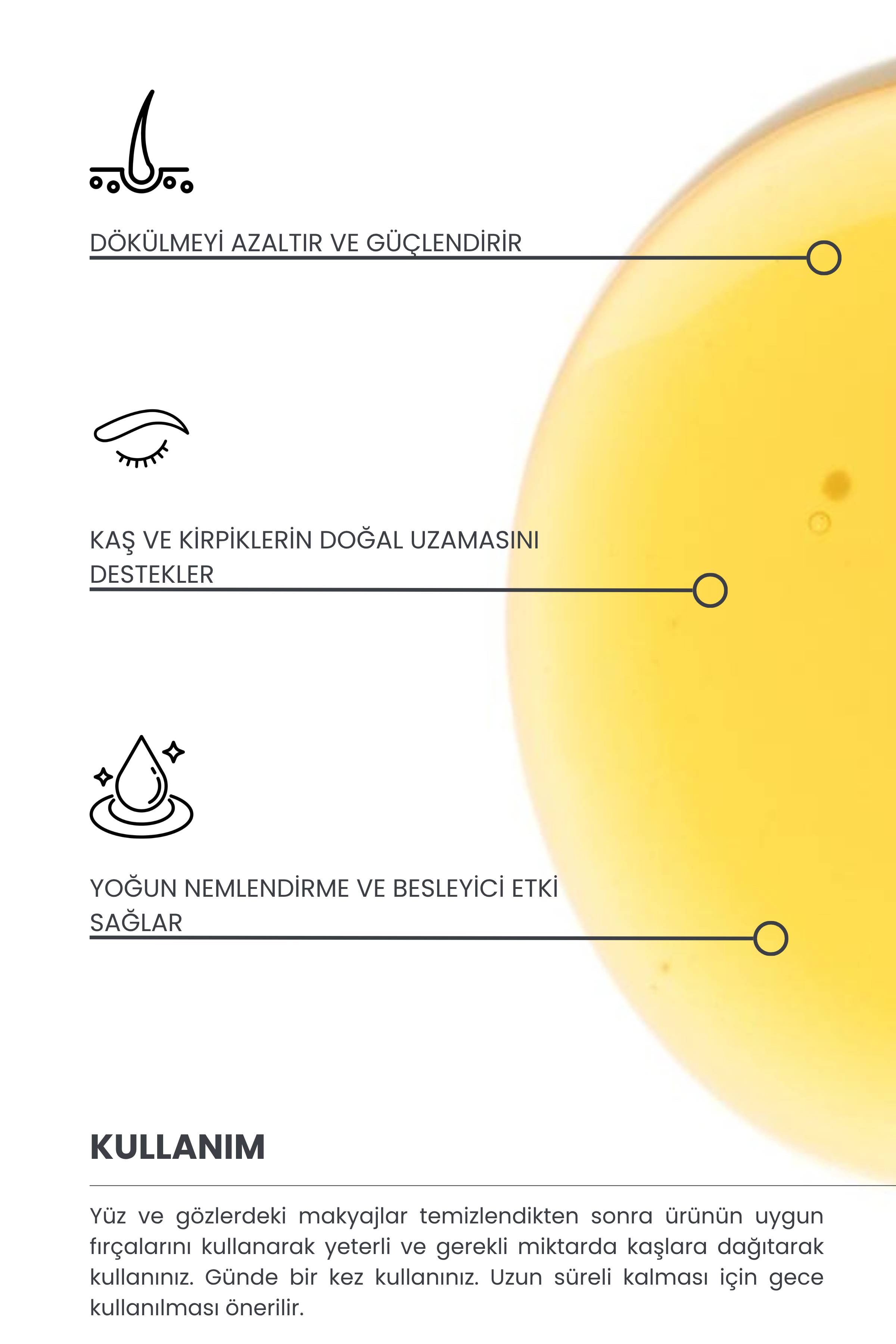 Kaş & Kirpik Bakım Serumu, Kaş Ve Kirpik Güçlendirici 18ml (Jojoba Yağı 30% + Tatlı Badem Yağı 40%)
