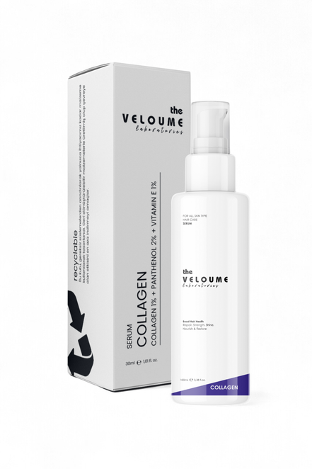 Kolajen Saç Bakım Serumu, Keratin Saç Serumu, Dökülme Karşıtı, 100ml (Collagen 1% + Keratin 2%)