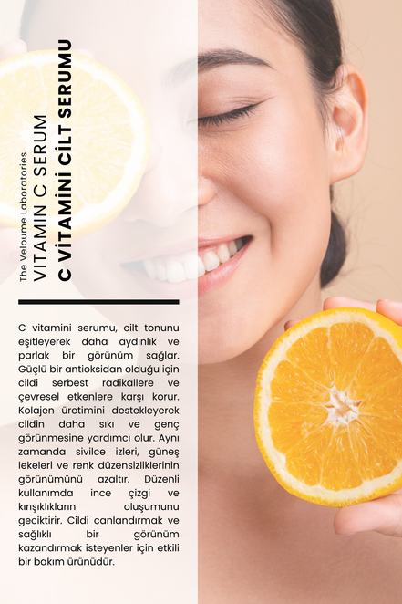 Vitamin C 20% - C Vitamini Cilt Bakım Serumu, Aydınlatıcı Ve Ton Eşitleyici, 30ml