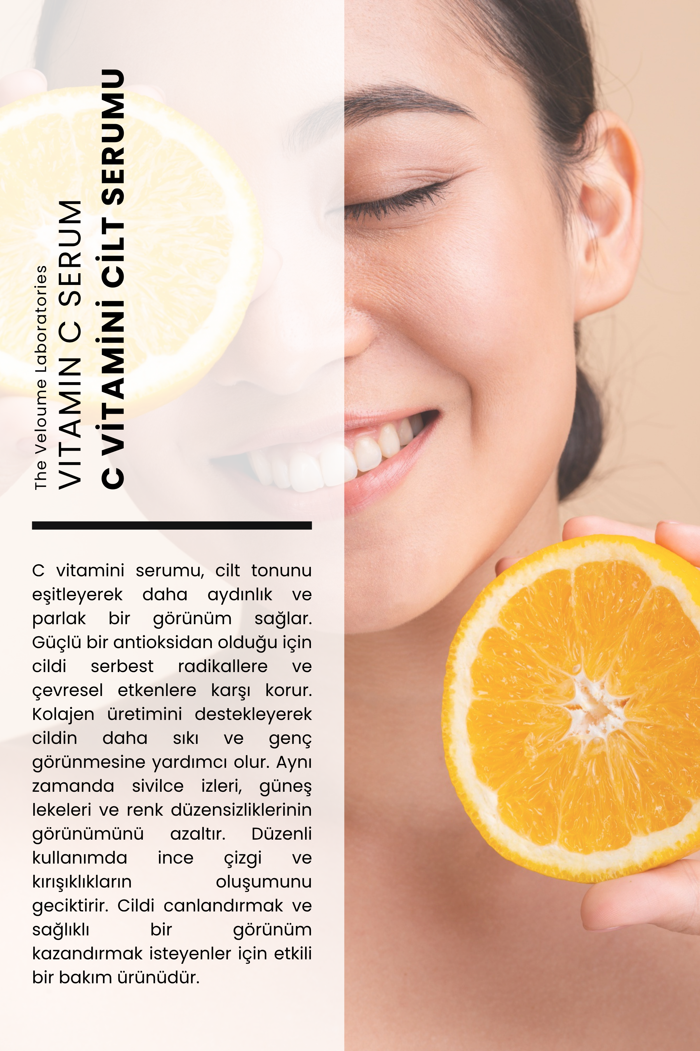 Vitamin C 20% - C Vitamini Cilt Bakım Serumu, Aydınlatıcı Ve Ton Eşitleyici, 30ml