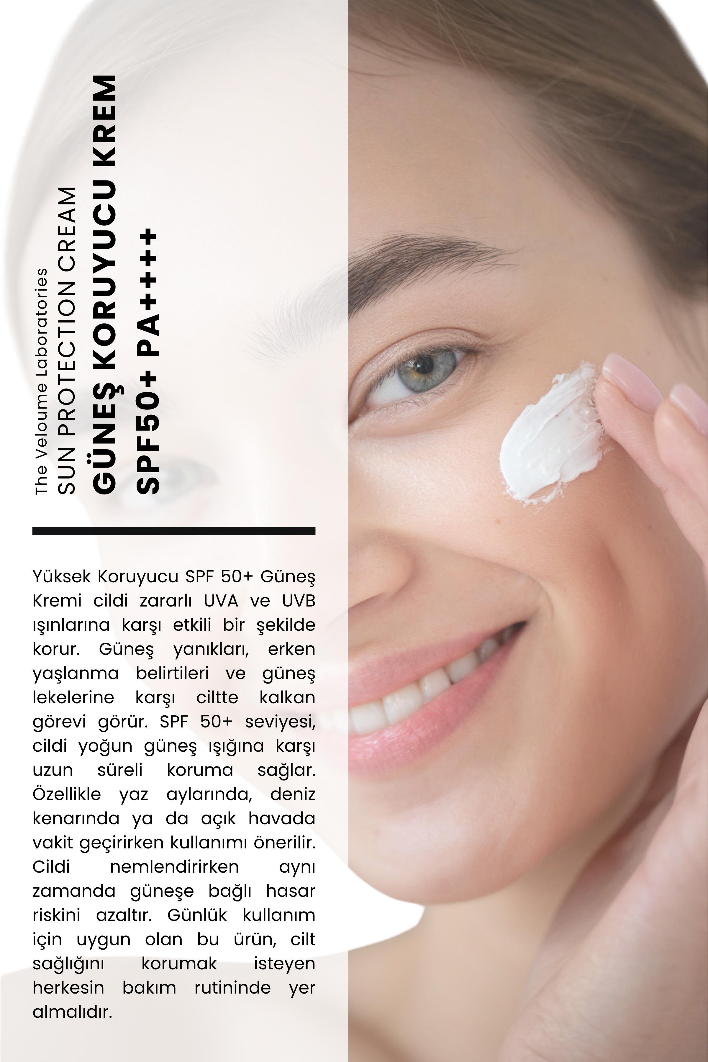 Yüksek Koruyucu Nemlendirici Güneş Kremi SPF50+, 50ml (PA++++)