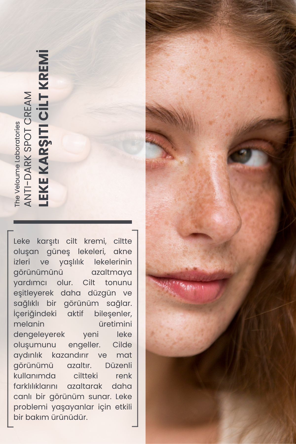Leke Karşıtı Cilt Bakım Kremi, Cilt Lekesi Giderici, 50ml (Arbutin 2% + C Vitamini 10% + Kolajen)