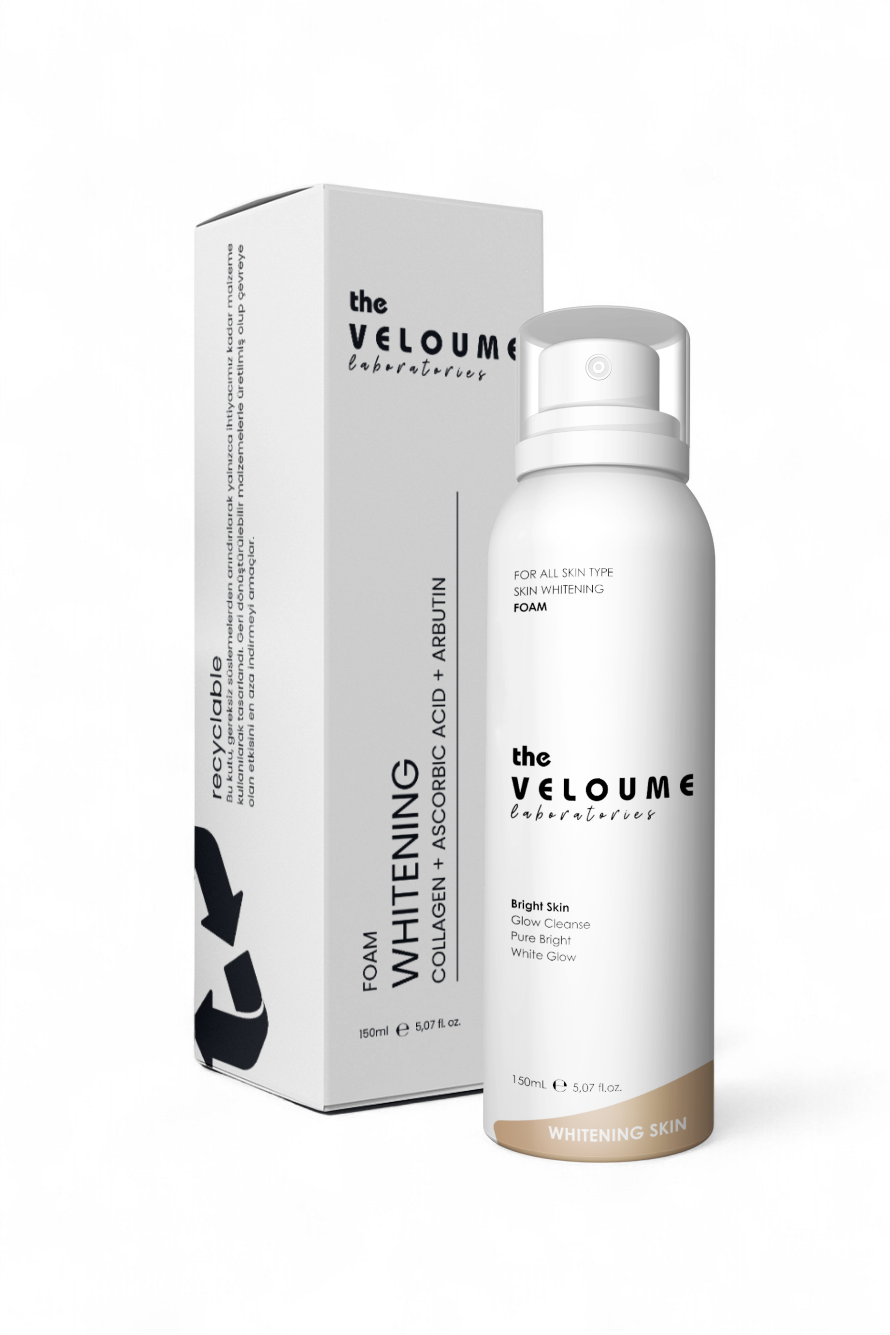 Cilt Beyazlatıcı Ton Eşitleyici Aydınlatıcı Leke Karşıtı Köpük