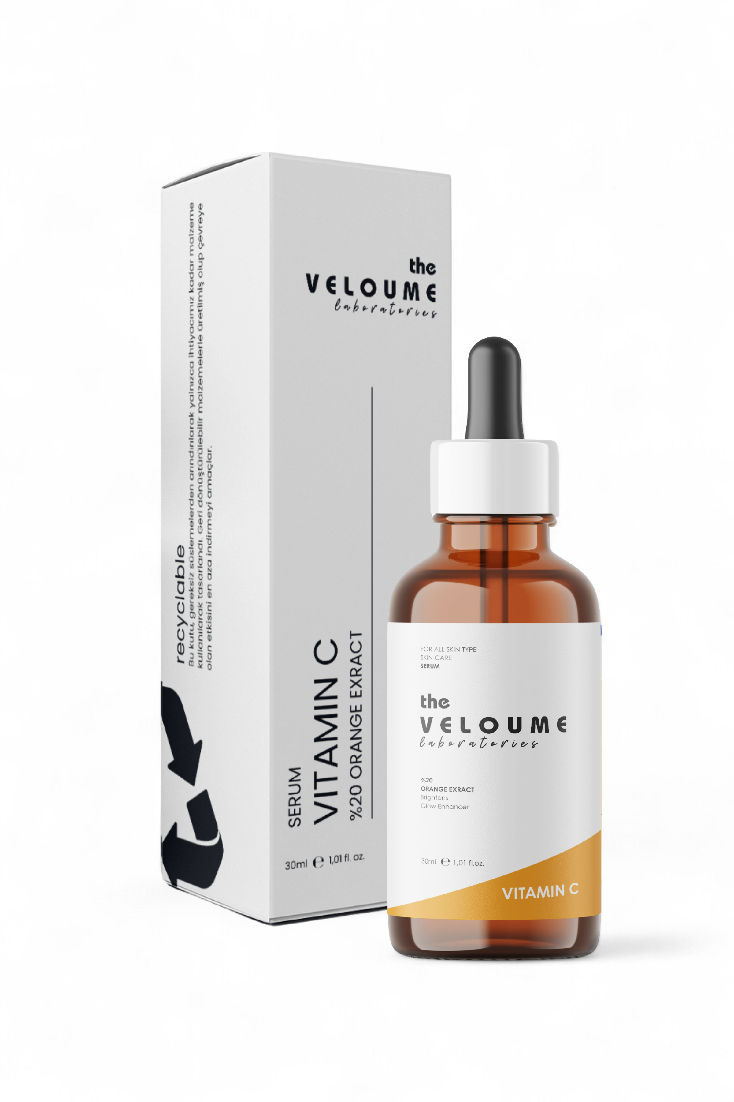 Vitamin C 20% - C Vitamini Cilt Bakım Serumu, Aydınlatıcı Ve Ton Eşitleyici, 30ml